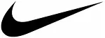 Nike logo in bold black on a white background representing the Nike brand. The environment is minimalistic and clean, conveying a sense of energy and athleticism. No visible text in the image.