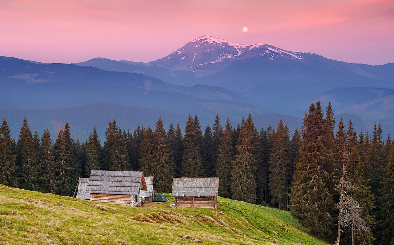 the cerpathian mounrains