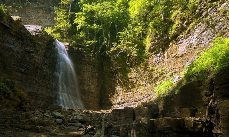 waterfalls